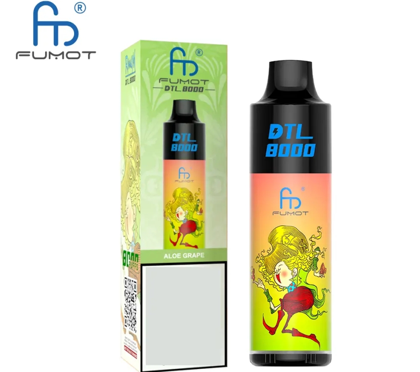 Fumot DTL 8000 Puffs Vape - &aacute;loe uva: Una experiencia de vapeo &uacute;nica para los amantes del sabor en Costa Rica